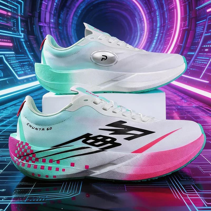 Chaussures de course Marathon pour hommes avec plaque carbone, respirantes et légères, baskets athlétiques confortables pour femmes Chunta
