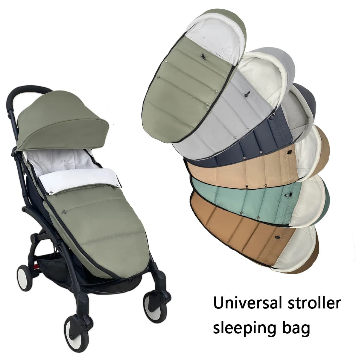 Chancelière universelle pour poussettes, Compatible avec Babyzen YOYO, YOYO2, chaussettes chaudes et imperméables, accessoires de poussette pour