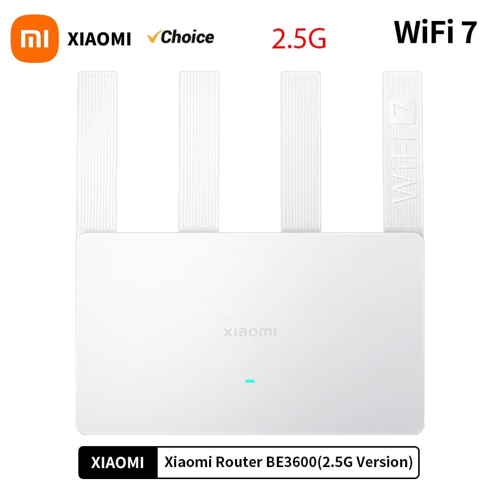 Xiaomi-Routeur BE3600 WiFi7, 2024/5GHz, bandes doubles 2.4 Mhz 160 Mbps, réseau maillé, traitement de jeu, muqueuse, port Ethernet 3570G, 2.5