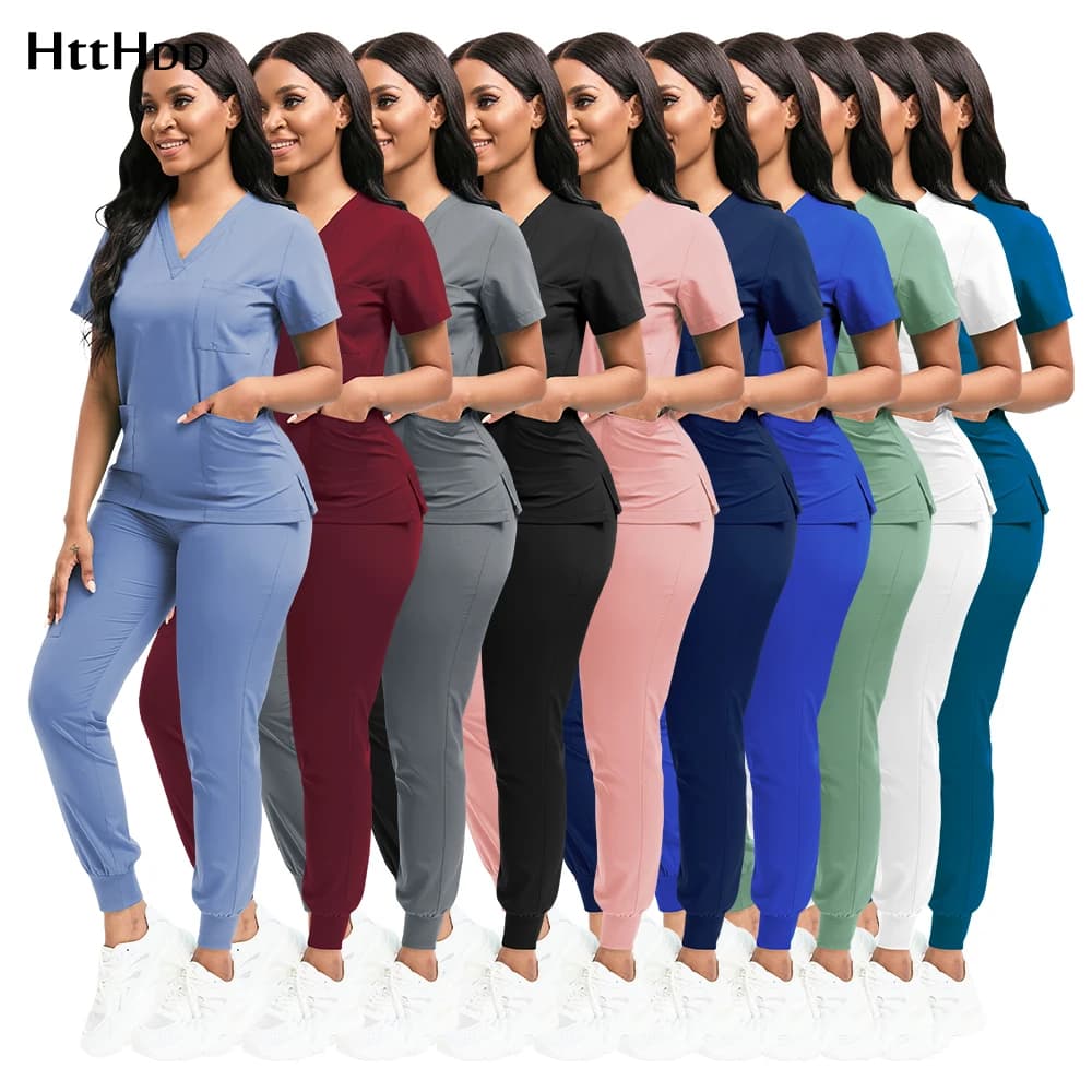 Uniforme de SPA de beauté pour femmes, magasin de clinique pour animaux de compagnie, ensemble de vêtements de travail de dentisterie vétérinaire,