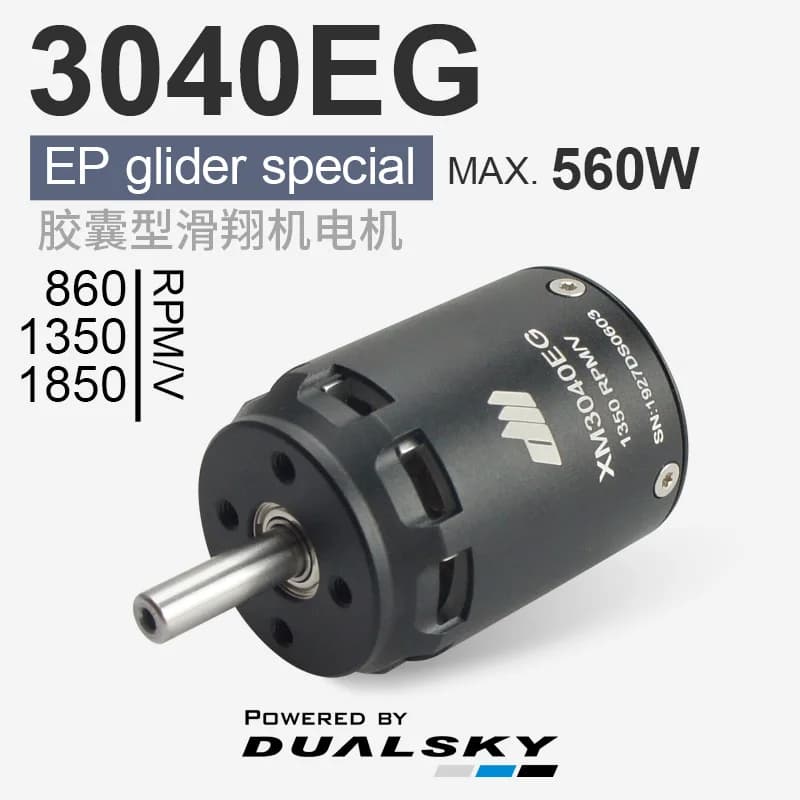 DUALSKY moteur sans balais XM3040EG pour 3040EG 3040 planeur Aeromodel F5j P5b sortie de fil arrière moteur électrique haute Performance