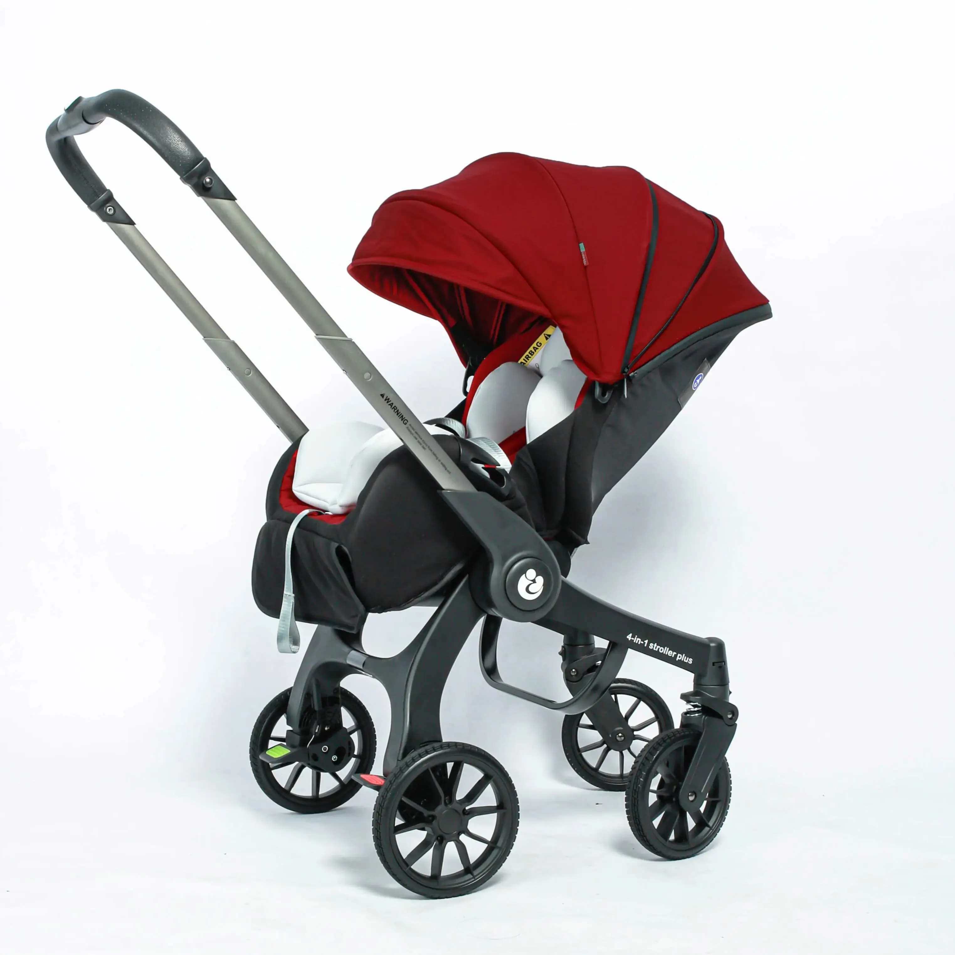 STOCK ue 4in1 bébé poussette bidirectionnelle multifonctionnelle nouveau-né bébé poussette 3in1 pliable panier type siège léger voyage landau