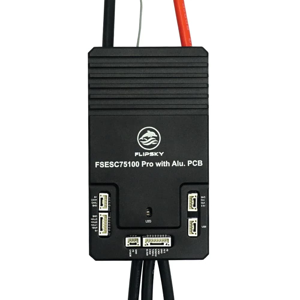 Flipsky 75100 Pro-Contrôleur de vitesse avec circuit imprimé en aluminium, pour skateboard électrique, scooter, vélo électrique