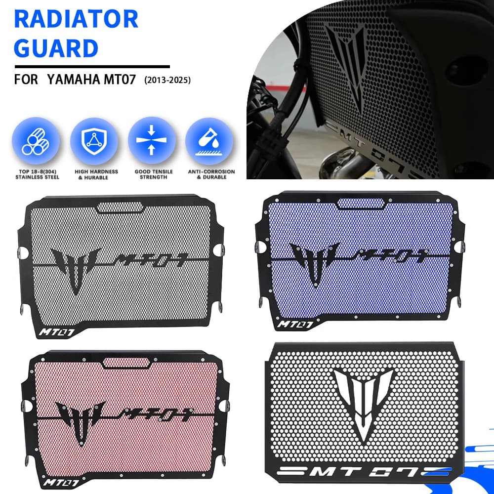 Couvercle de calandre de moto, Protection pour YAMAHA MT07 MT-07 MT 07 2013-2018 2019 2020 2021 2022 2023 2024 2025