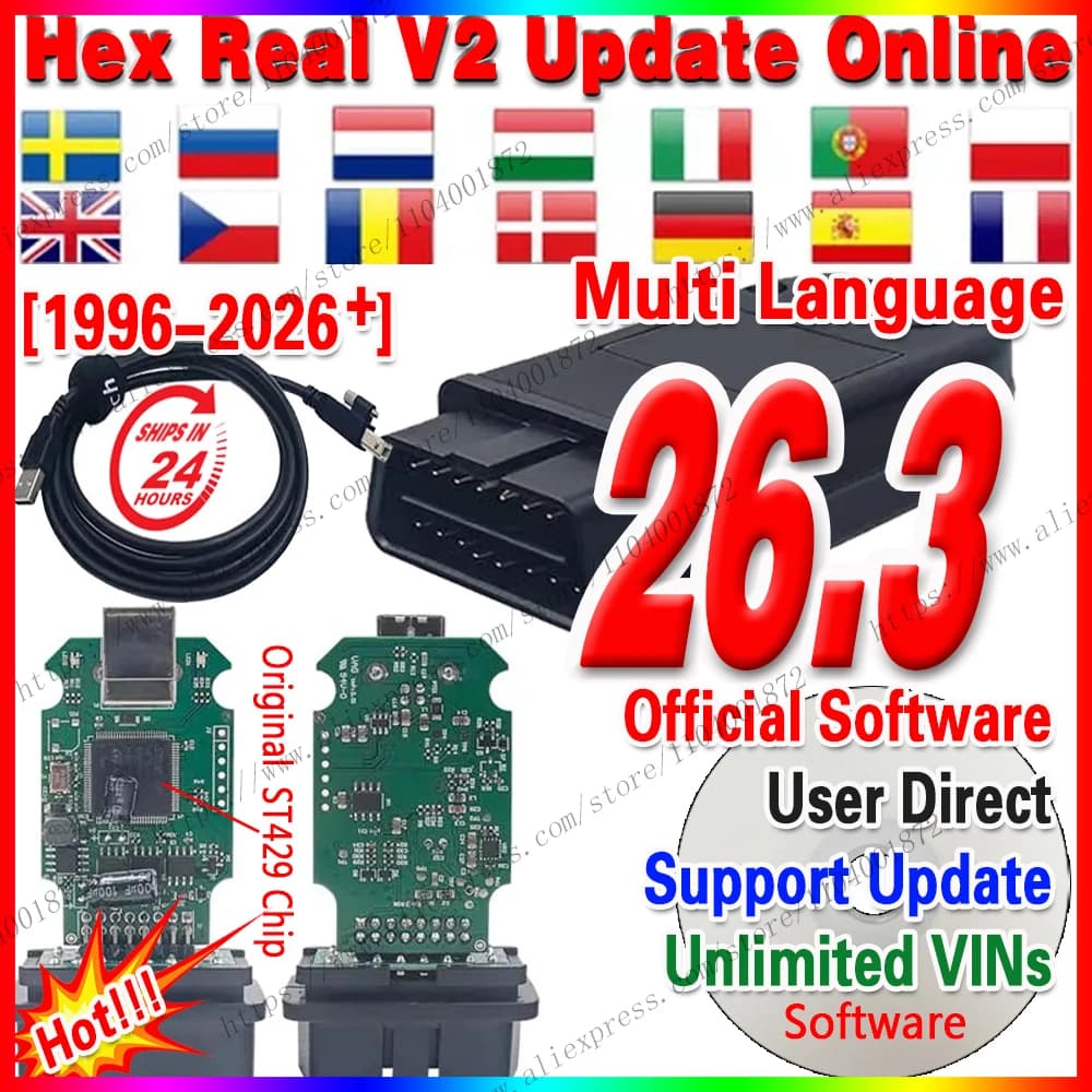 Meilleur HEX Real V2 STM32F429 VET6 V26.3 V24.7 Dernière mise à jour en ligne STM32F405 VGT6 Prise en charge de nombreuses langues Illimité Très