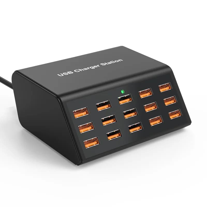 Chargeur USB universel de bureau 100W, 15 Ports, Station de charge rapide pour Ipad Iphone 15 14 13 12 Pro Max, tablette Samsung S24