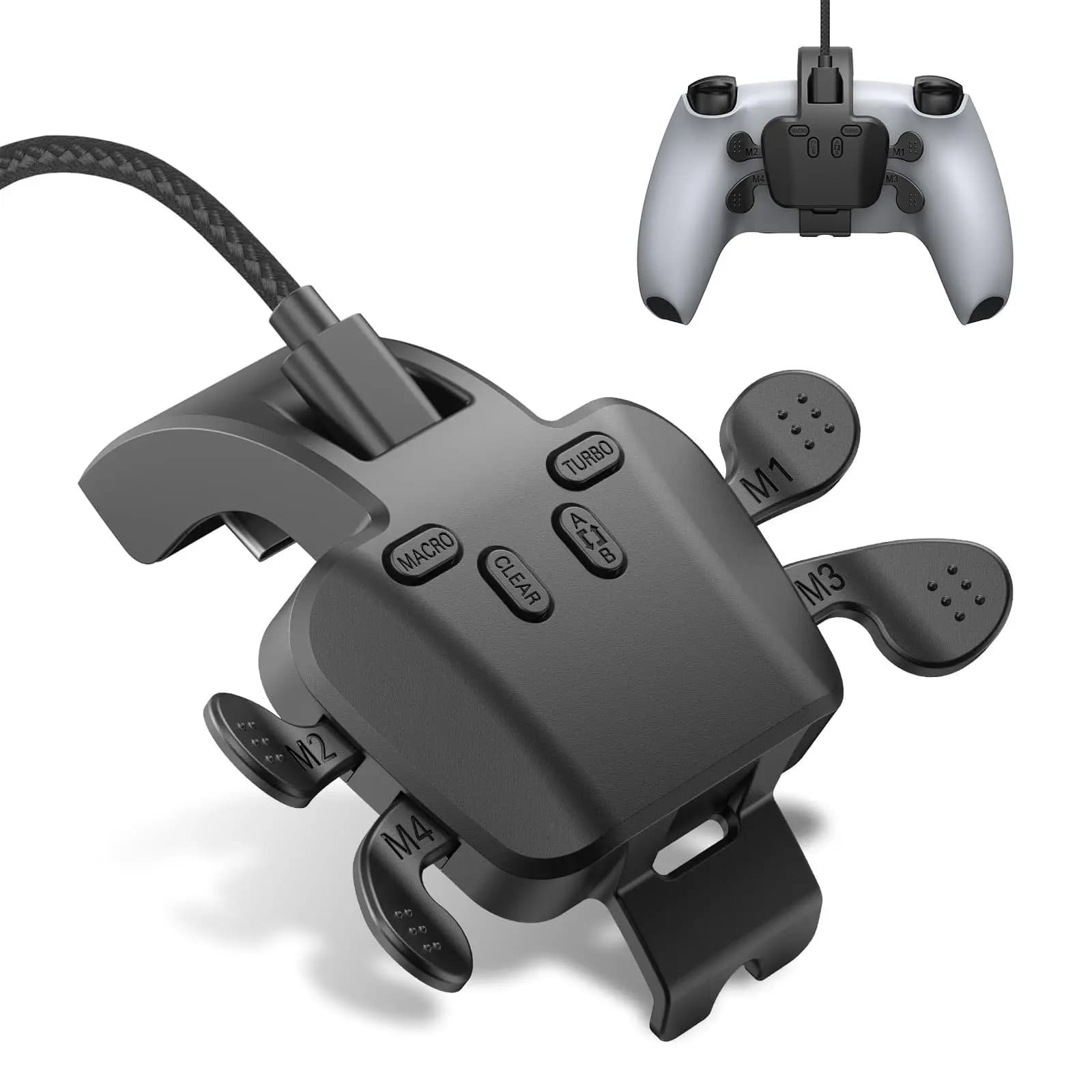 Palettes IWGAME Plug and Play pour contrôleur PS5, fixation à 4 boutons arrière, prend en charge Turbo, échange de clé, fonctions programmables