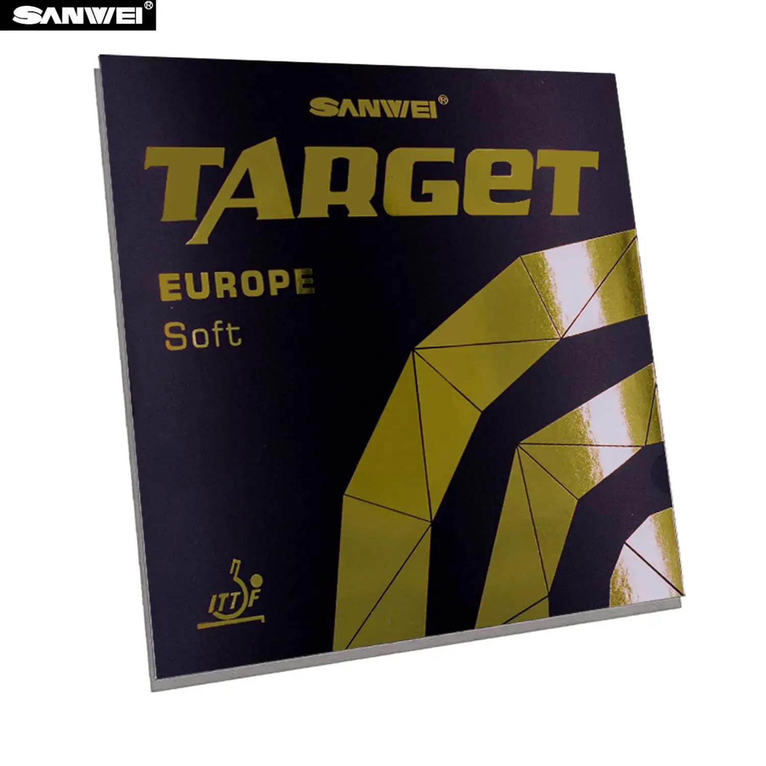 SANWEI Cible l'Europe Caoutchouc de tennis de table souple