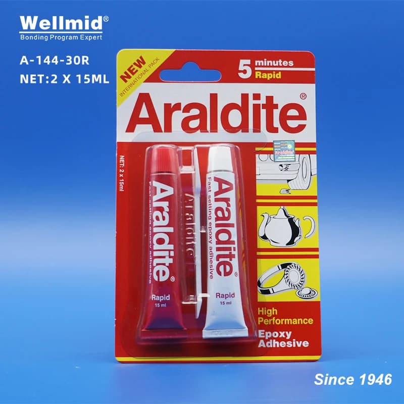 Araldite 2 × 15ml 2x17ml Original clair 5 Minutes adhésif époxy haute Performance rapide pour bois ménage verre bijoux AB colle