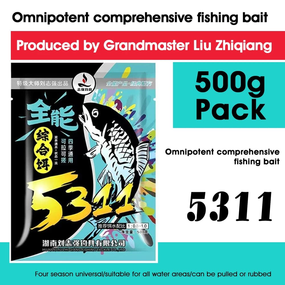 Liu Zhiqiang appât de pêche 5311 appât de pêche complet 500g, appât de pêche en plein air de haute qualité