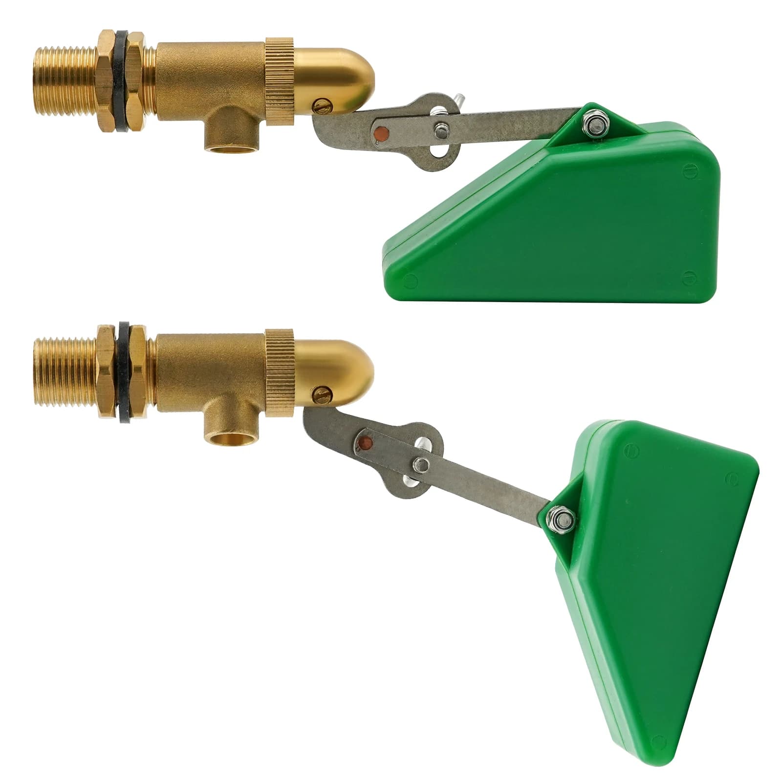 Vanne en laiton de 1/2 pouce avec flotteur en plastique, vanne à flotteur en cuivre, bras réglable, remplissage automatique du réservoir d'eau,