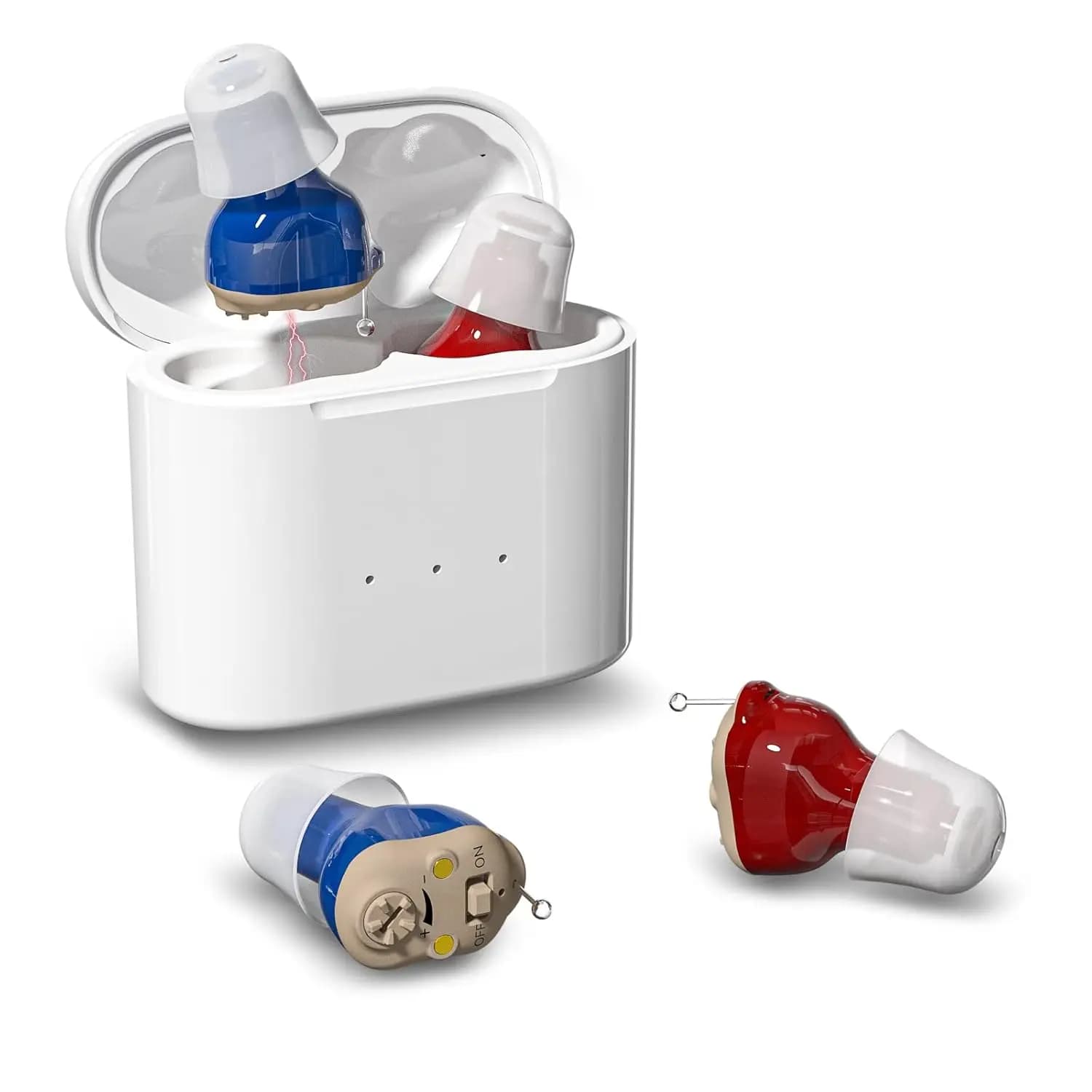 Appareil auditif Rechargeable, mini haut-parleur sans fil, écouteur invisible pour personnes âgées