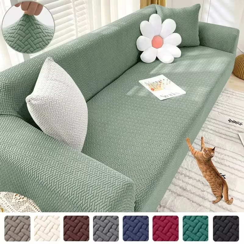 Housse de canapé Jacquard pour salon housse de canapé Jacquard épaisse élastique pour canapé housses de canapé d'angle en forme de L 1/2/3/4/5