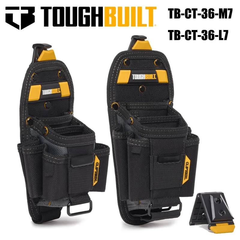 TOUGHBUILT TB-CT-36-M7 TB-CT-36-L7 Pochette à 7 poches Moyen Large Robuste Construction à 6 couches Sac à outils de rangement durable