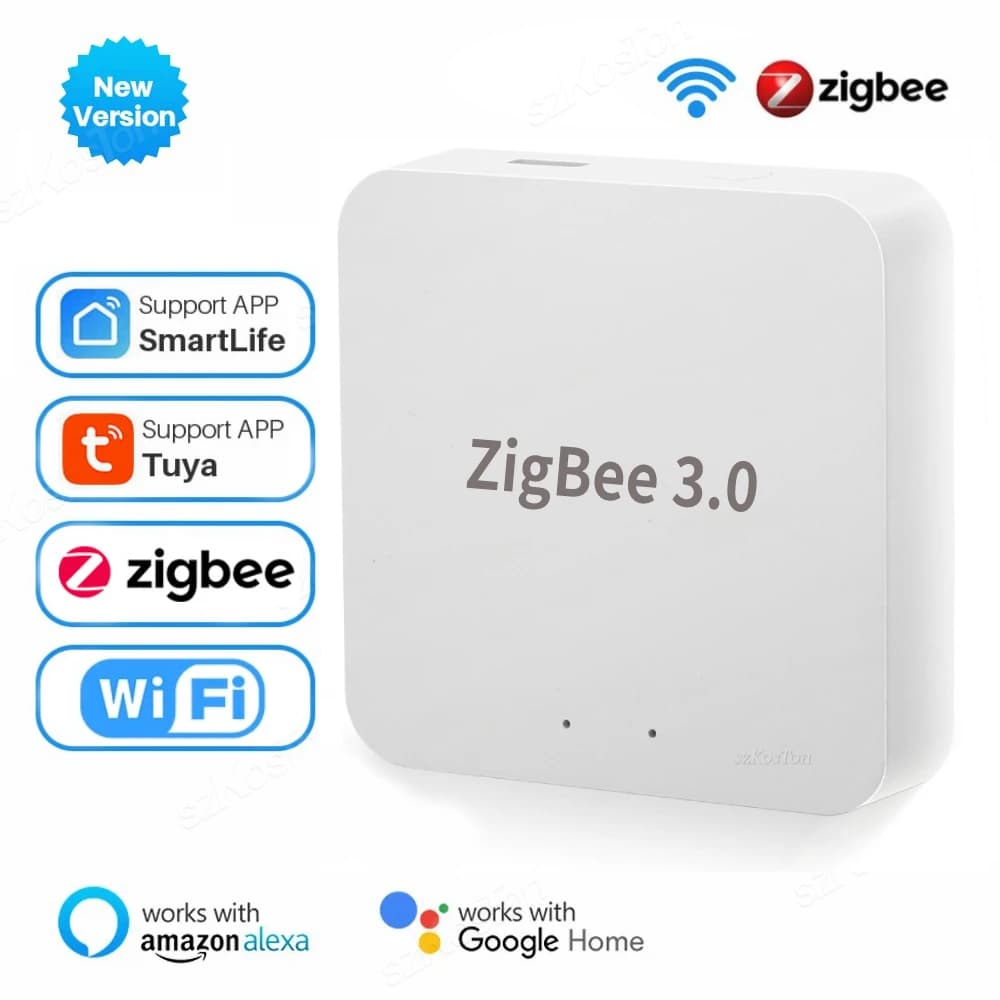 Tuya Zigbee 3.0 Hub passerelle maison intelligente pont sans fil application Smart Life télécommande dispositif d'automatisation fonctionne avec