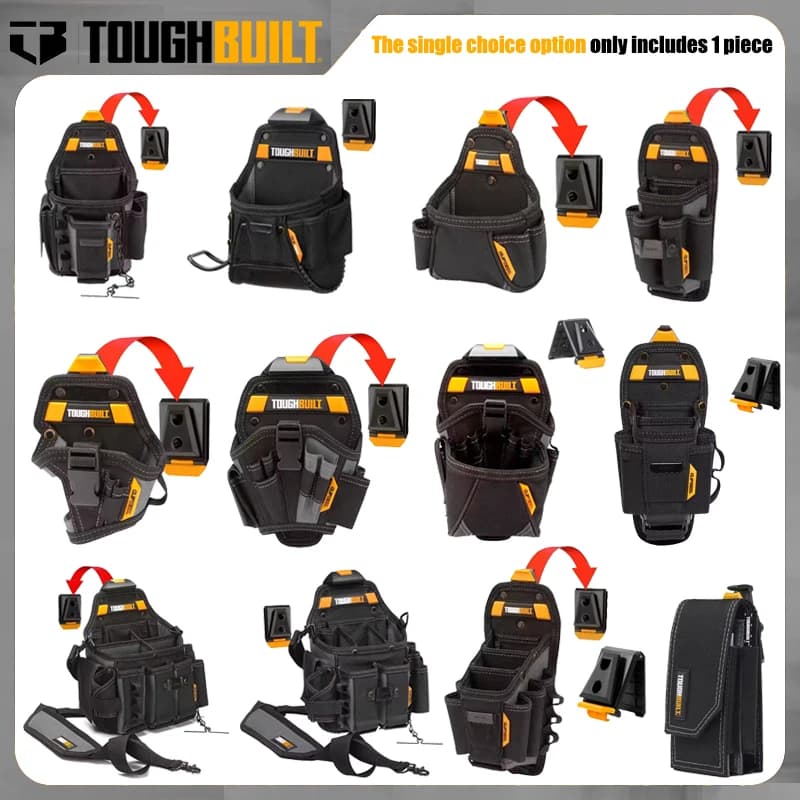TOUGHBUILT électricien menuiserie outil sac de rangement série résistant à l'usure multifonctionnel Portable pratique seulement 1 pièce boîte à