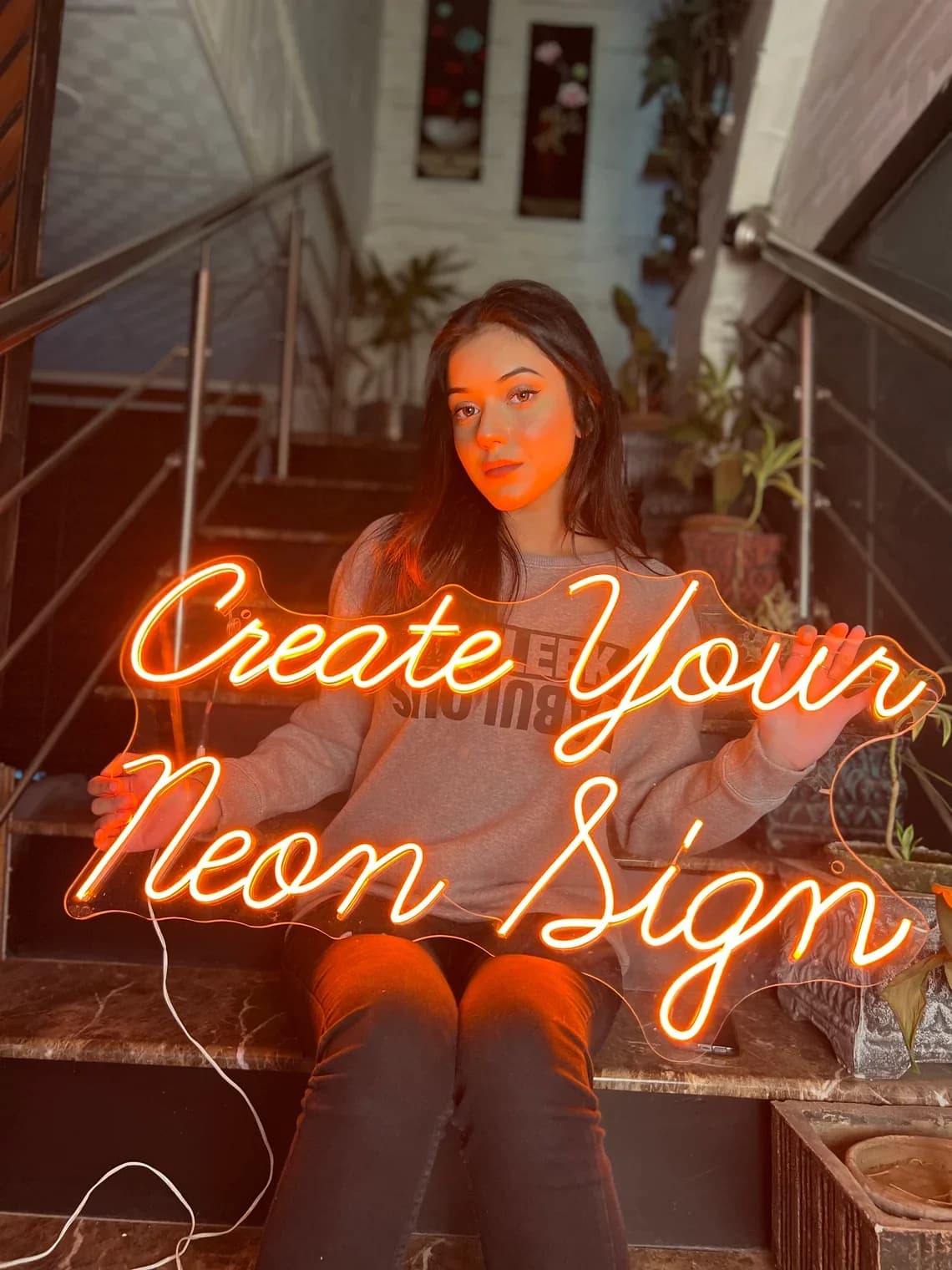 Enseigne au néon personnalisée LED veilleuse au néon pour les décorations de maison de mariage applique murale nom personnalisé Logo d'entreprise