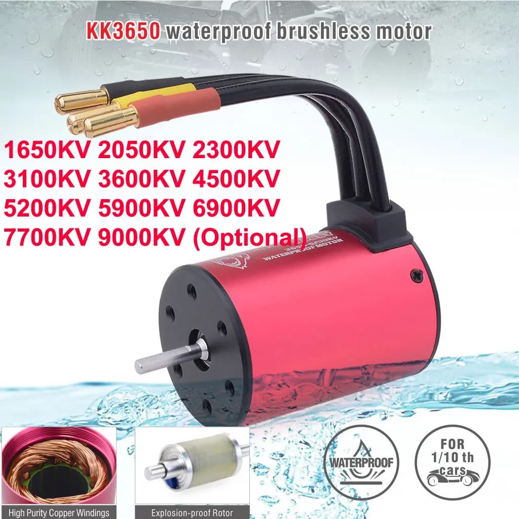 Moteur Brushless SURPASS HOBBY 3650 9000KV 7700KV 6900KV 5200KV 4500KV 3600KV pour voiture de course RC 1/10 GTR/Lexus 3S Drift et bateau