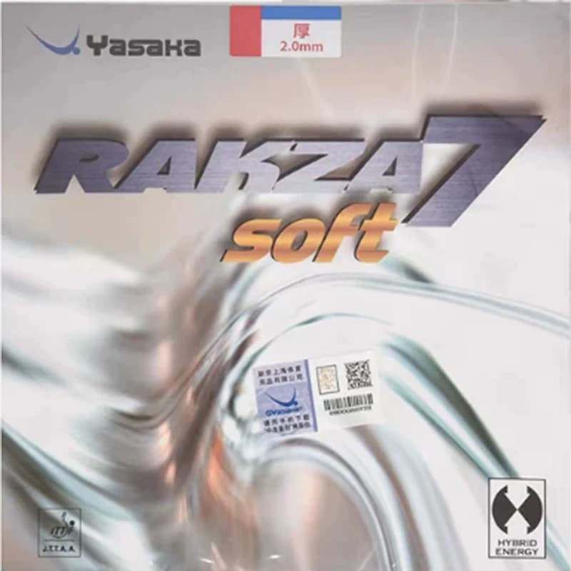 Yasaka – caoutchouc de tennis de table original RAKZA 7 souple (B-77) et RAKZA 7(B-76), fabriqué en caoutchouc énergétique pour raquette de