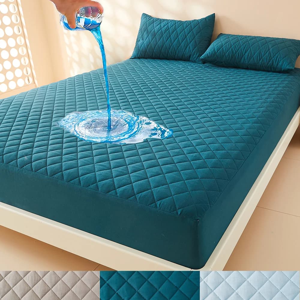 Housse de matelas épaisse en tissu Air 3D, protection de matelas 100% imperméable, drap-housse doux et respirant (sans taie d'oreiller), 1 pièce