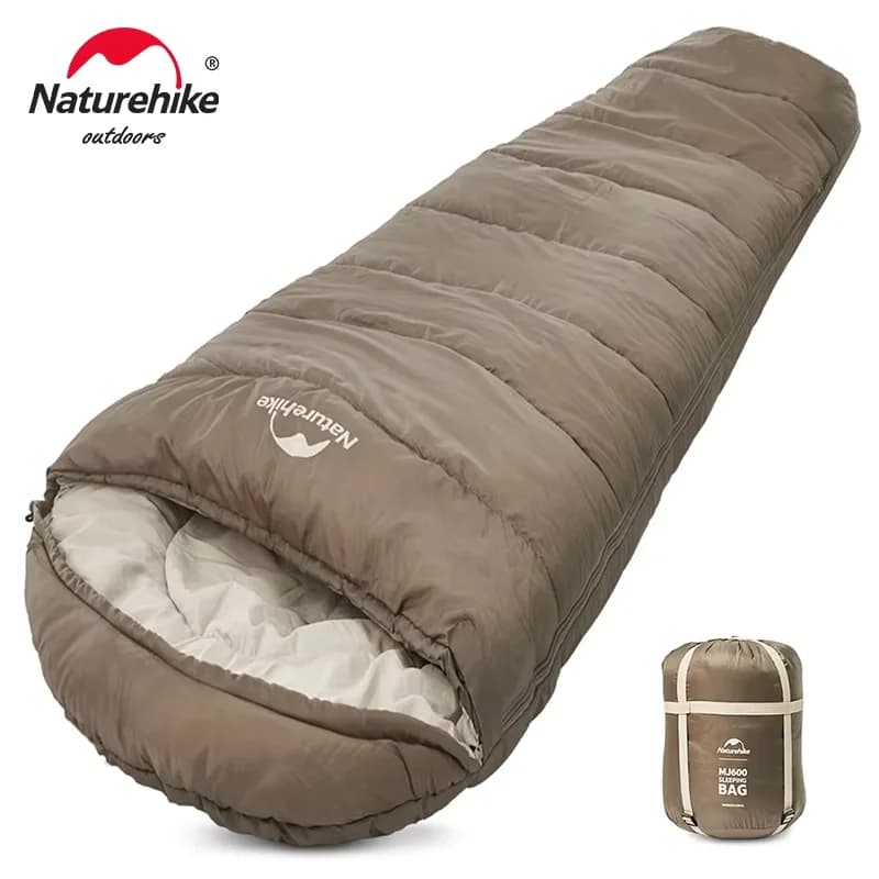 Natureifa-Sac de couchage léger en coton pour femme, camping en plein air, hiver, MJ300 -1 ℃