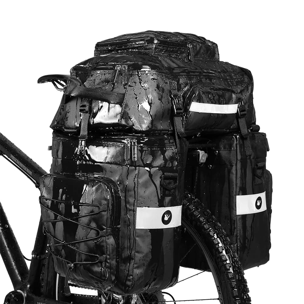 Sac arrière de vélo multifonctionnel, sacoche de dégager de vélo étanche, sacoche de dégager de vélo, cargo T1, longue sacoche, accessoire de
