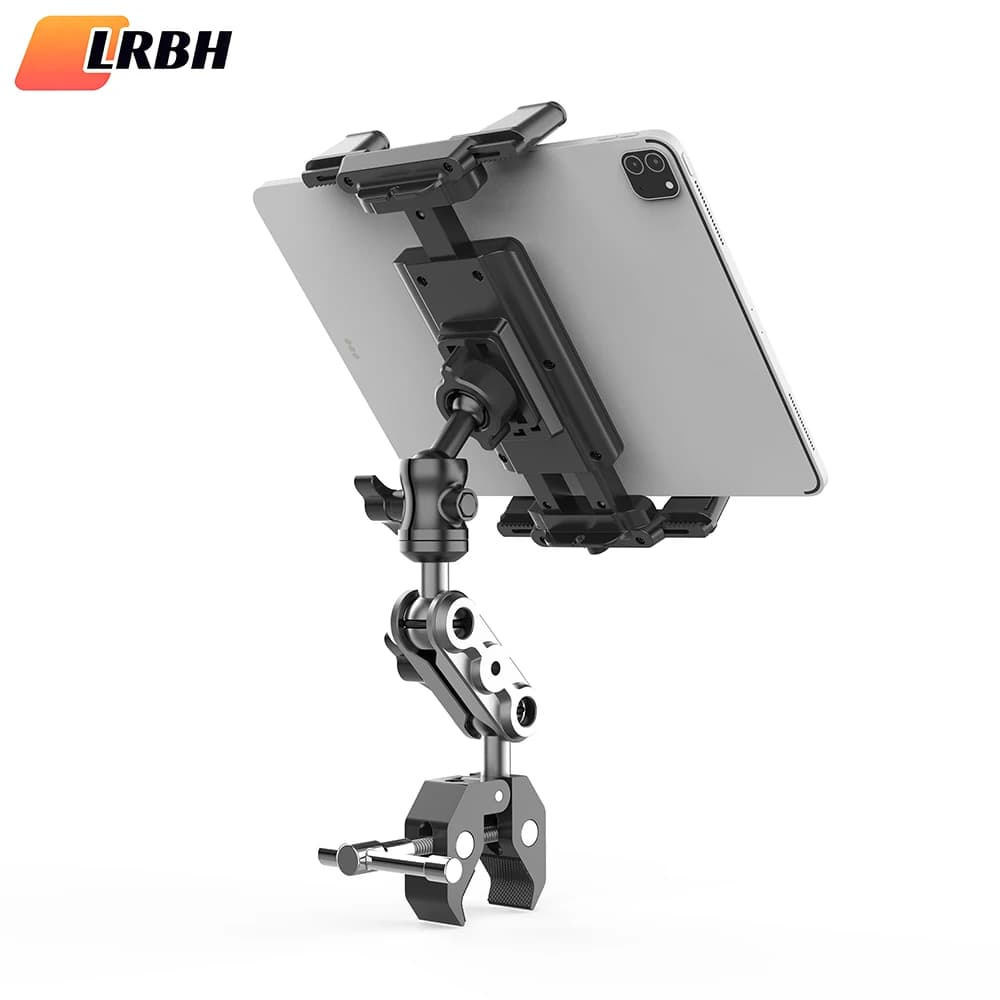 Support pour téléphone et tablette pour tapis roulant/vélo à ardillon/poussette/chaîne roulant/chariot de golf/pôts/support de musique/vélo