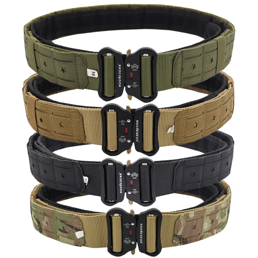 Ceinture de skip Dul2 pour homme, sangle à dégagement rapide, système Molle, airsoft, chasse, durable, extérieur, nouveau
