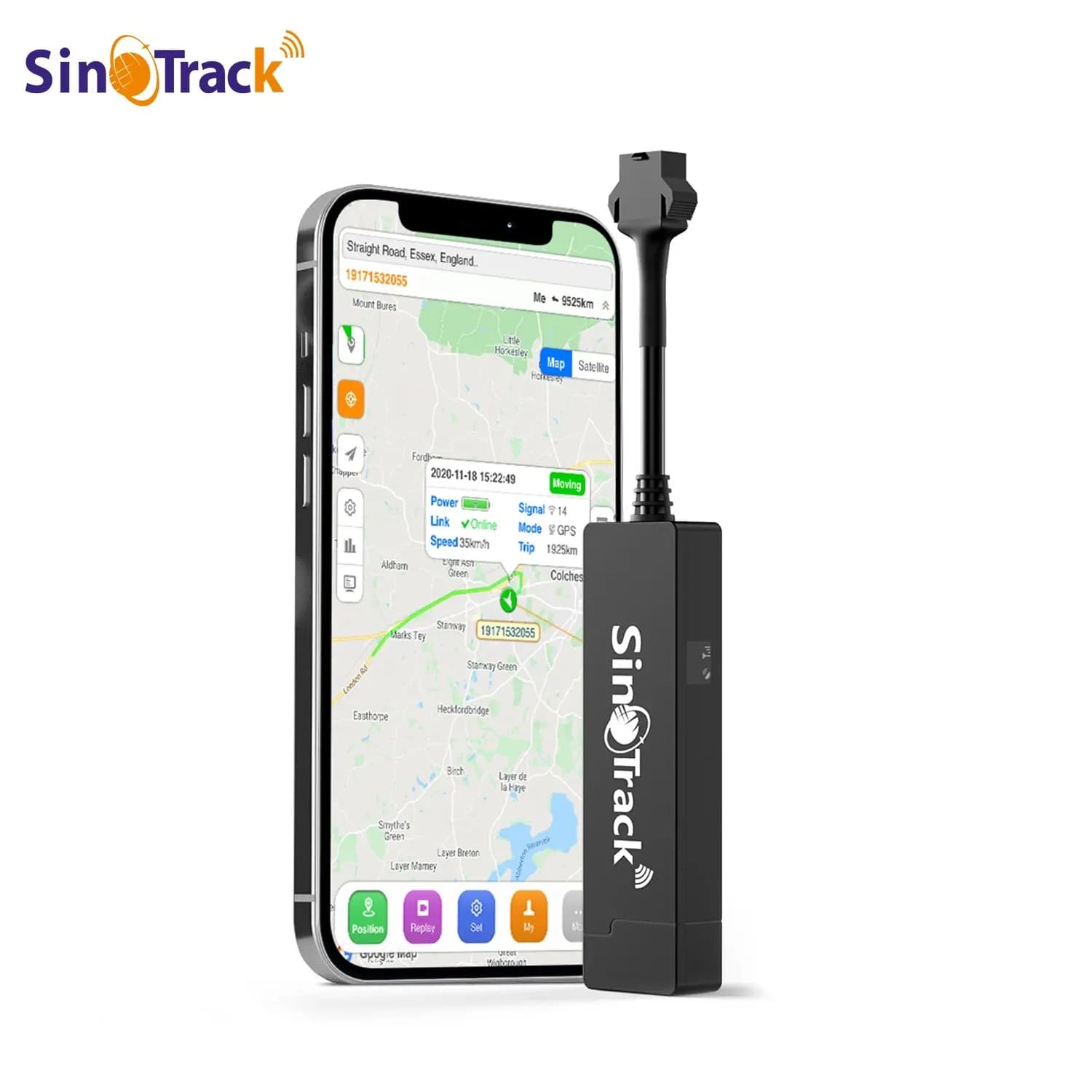 SinoTrack GPS Tracker GSM GPRS dispositif de suivi de véhicule localisateur de moniteur télécommande ST-901A pour moto avec application gratuite