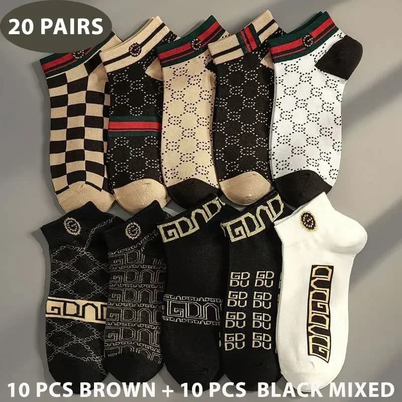 Chaussettes basses fines et respirantes pour hommes, 10/20 pièces, Anti-odeur, évacuant l'humidité, légères, confortables et polyvalentes pour un