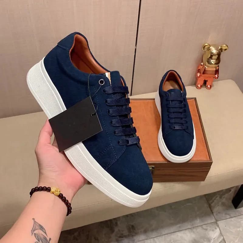 Classique affaires hommes en cuir chaussures décontractées chaussures plates Skateboard chaussures imprimer à lacets confortable homme