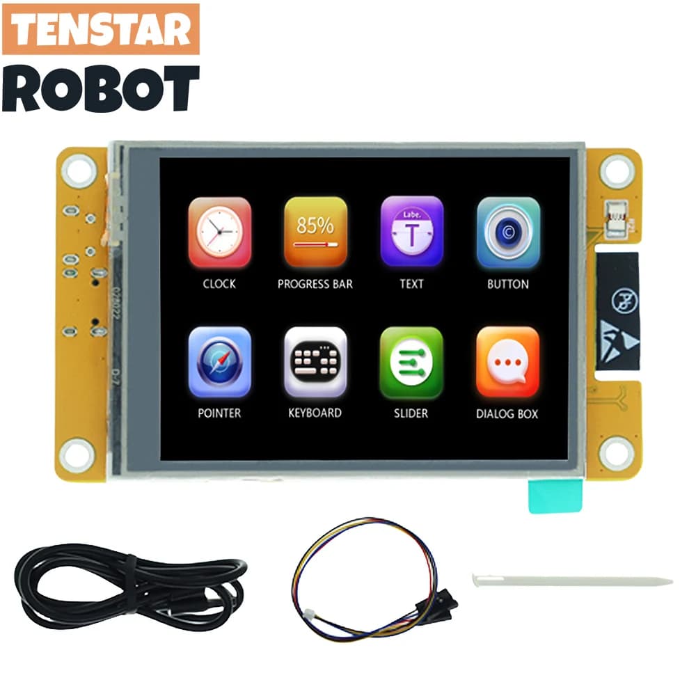Carte de développement TENSTAR ESP32 avec écran d'affichage intelligent LCD LVGL WIFI et Bluetooth 240x320 de 2.8 pouces, Module TFT avec WROOM