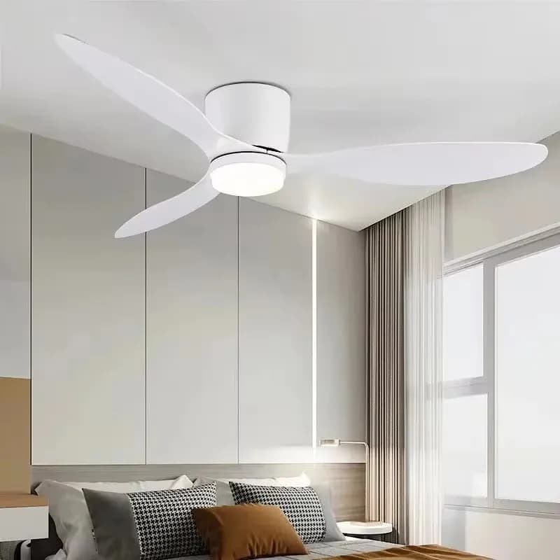 42 52 pouces ventilateurs de plafond avec lumières Led 3 couleurs 6 vitesses ventilateurs de moteur à courant continu télécommande ventilateurs