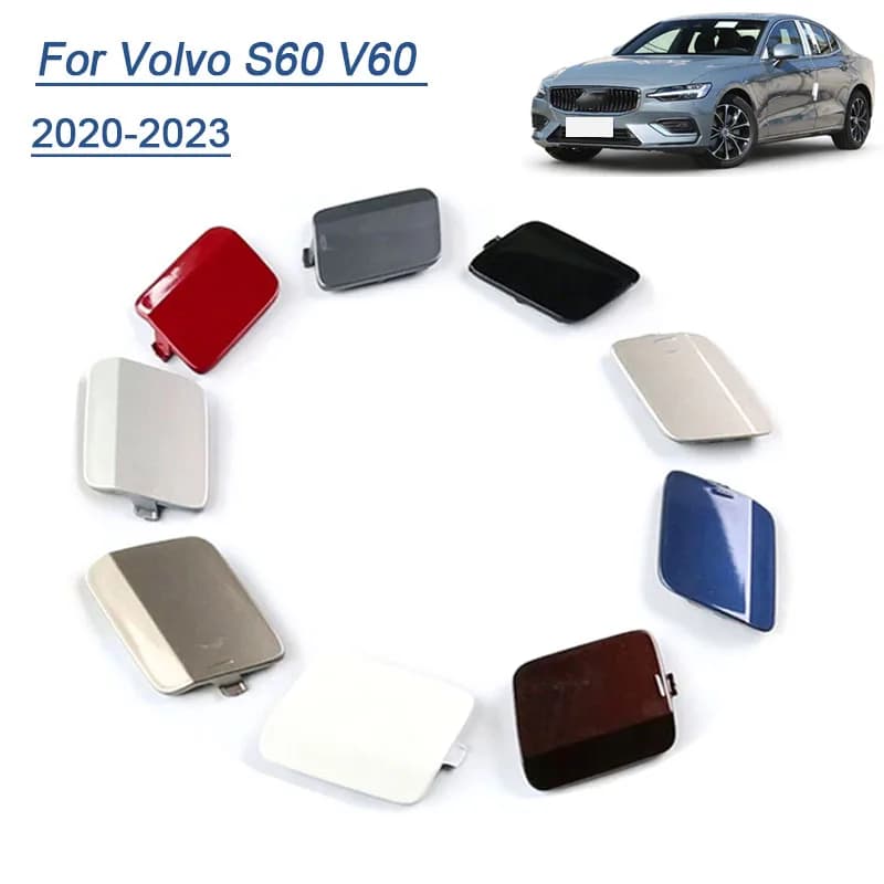 Couvercle de crochet de remorquage pour pare-choc avant et arrière, capuchon de remorque pour Volvo S60 V60 2020 2021 2022 2023, accessoires de