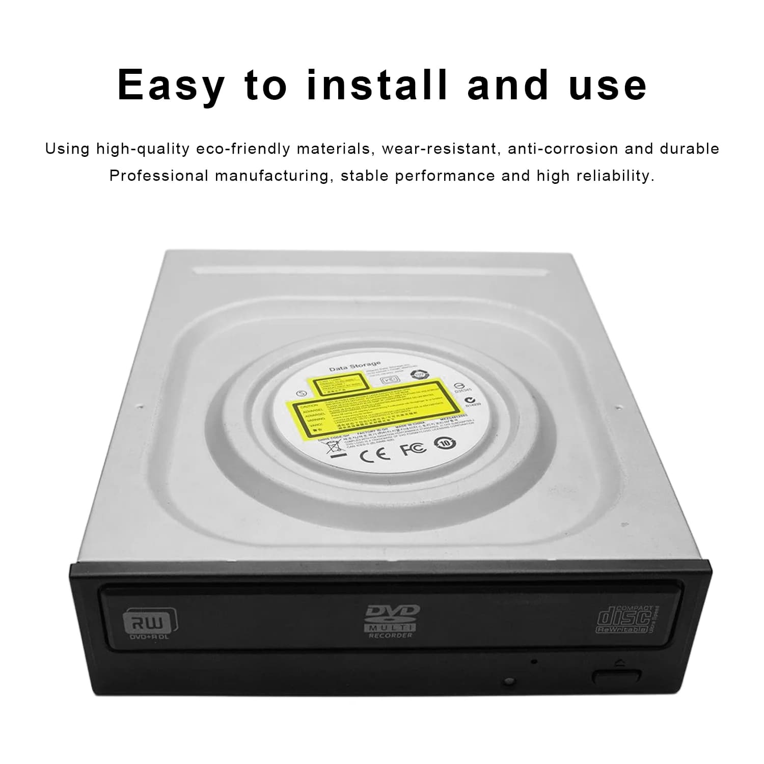 Lecteur optique interne de bureau 3.5 pouces, graveur de CD DVD, lecteur et graveur, prise en charge Windows XP 7 8 10, interface SATA, lecteur DVD
