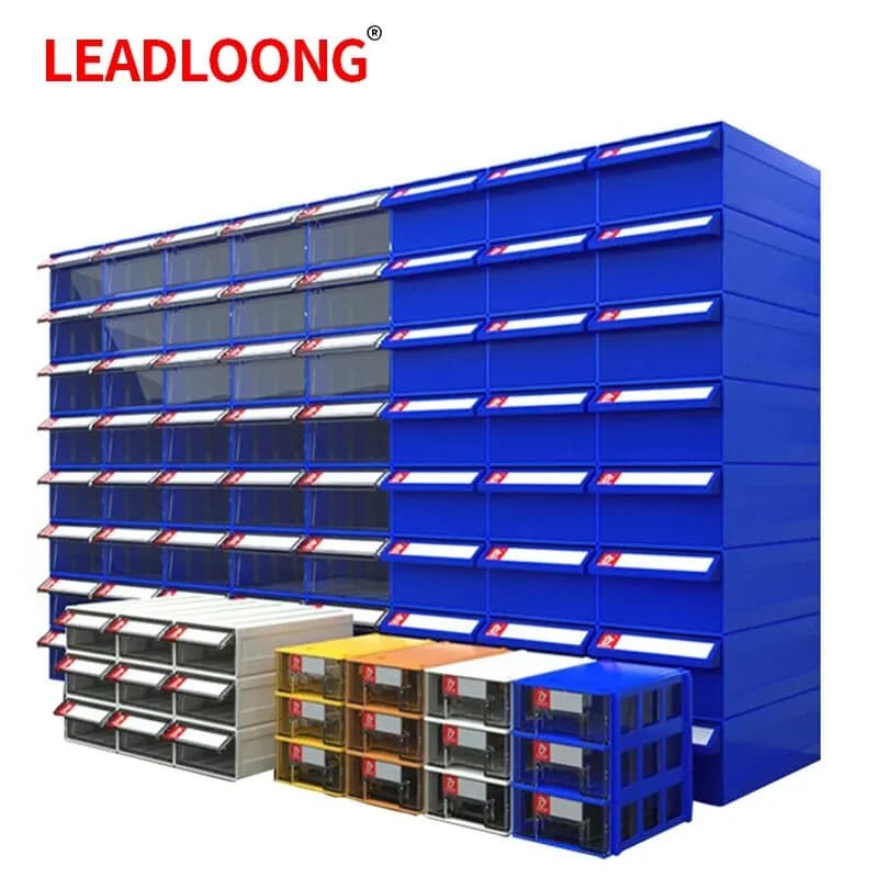 LEADLOONG F1 tiroir de rangement de bureau 6 pièces 180*95*50mm/7*3.7*2in tiroir organisateur empilable idéal pour stocker des pièces de centre