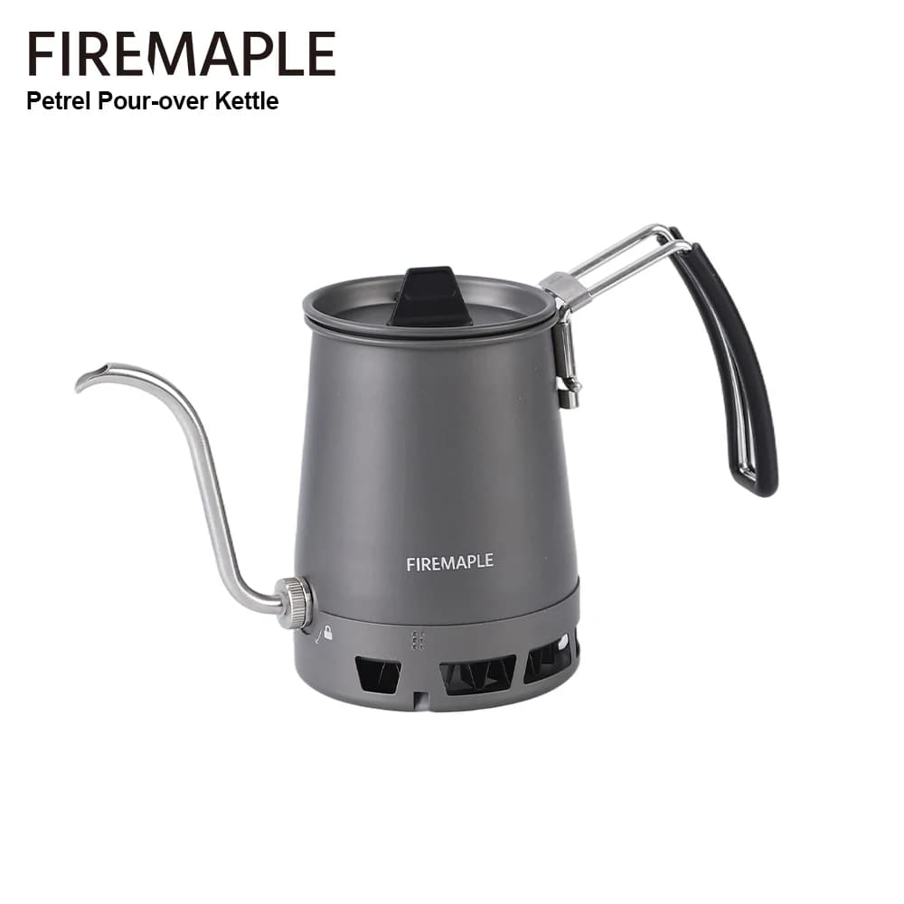 Bouilloire à café Fire-Maple Petrel pour infusion, avec bec col de cygne, poignée amovible, portable et pliable, modèle HX