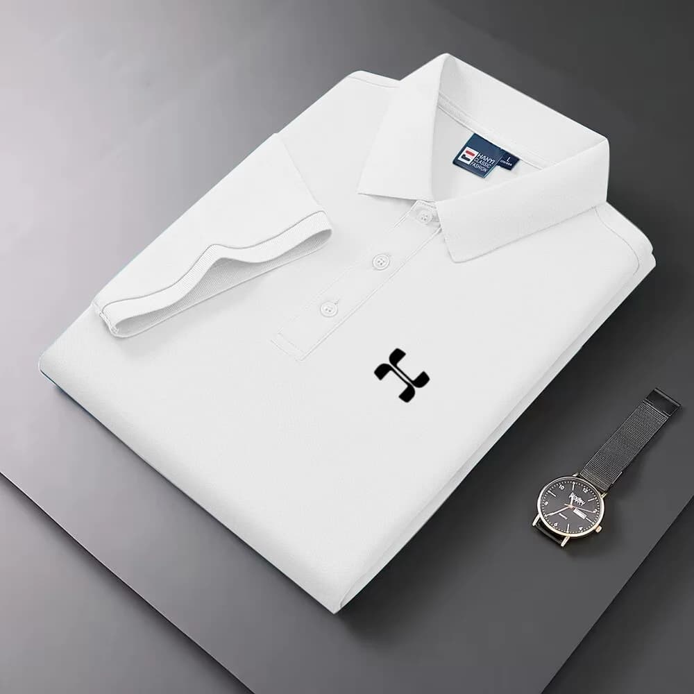 Polo à manches courtes pour homme, respirant, confortable, élastique, nouvelle collection, style décontracté et professionnel