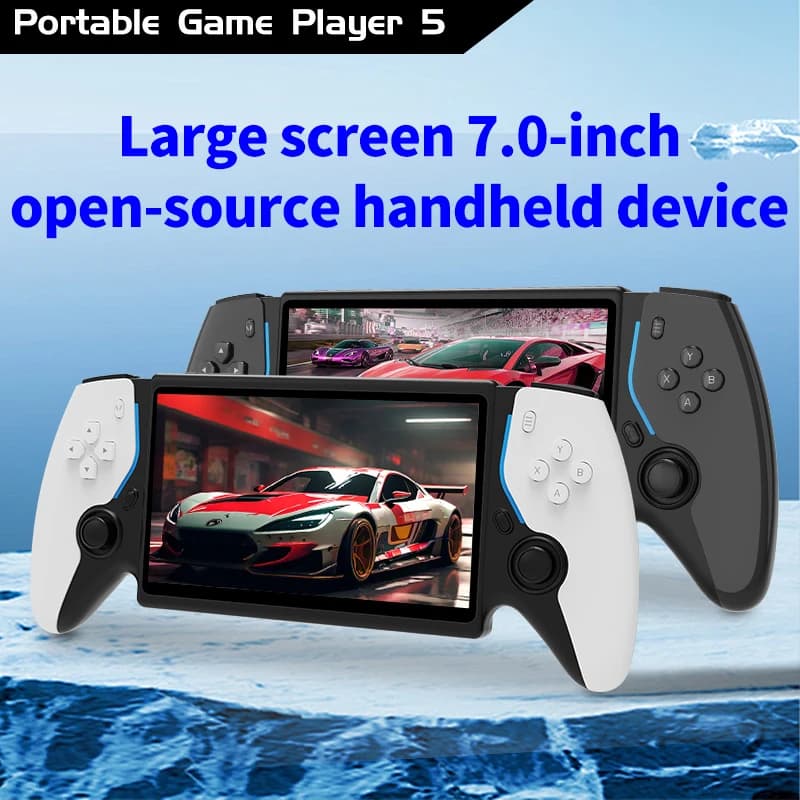 Nouveau PSP 7 pouces Portable rétro Machine de jeu HC8000 rétro Machine de jeu Portable 64G PSP cadeau