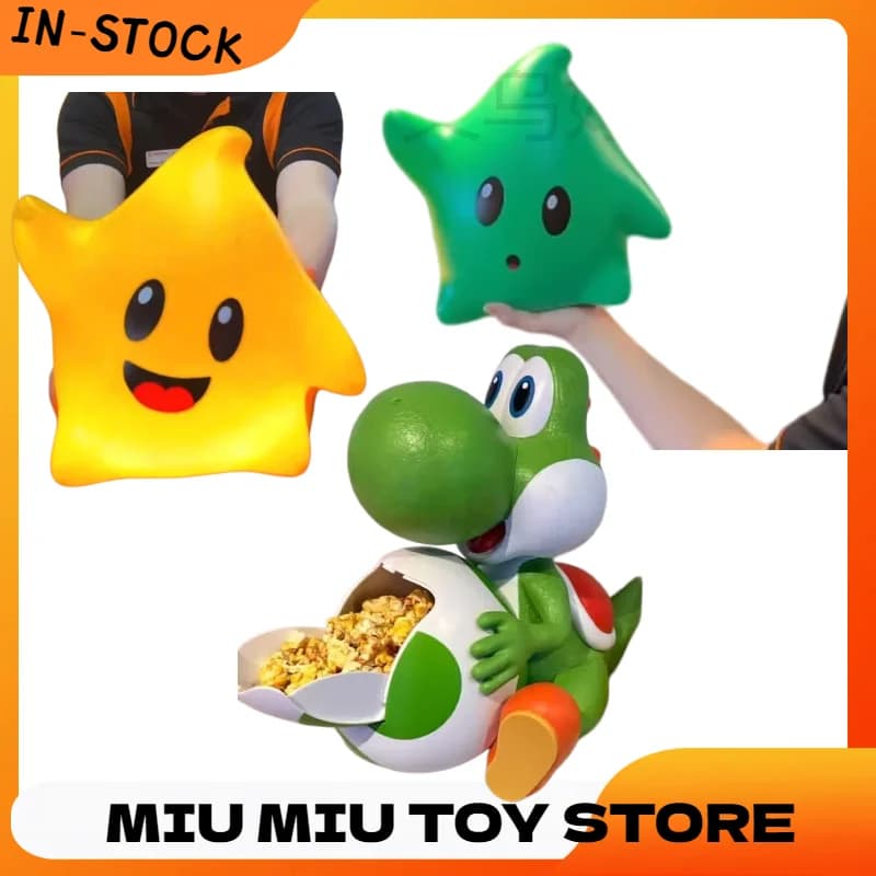 Seau à Popcorn de Haute Qualité, Figurine Anime, Modèle Dinosaure et Étoile, Conteneur de Rangement, Pot à Bonbons, Jouet de Collection, Cadeau