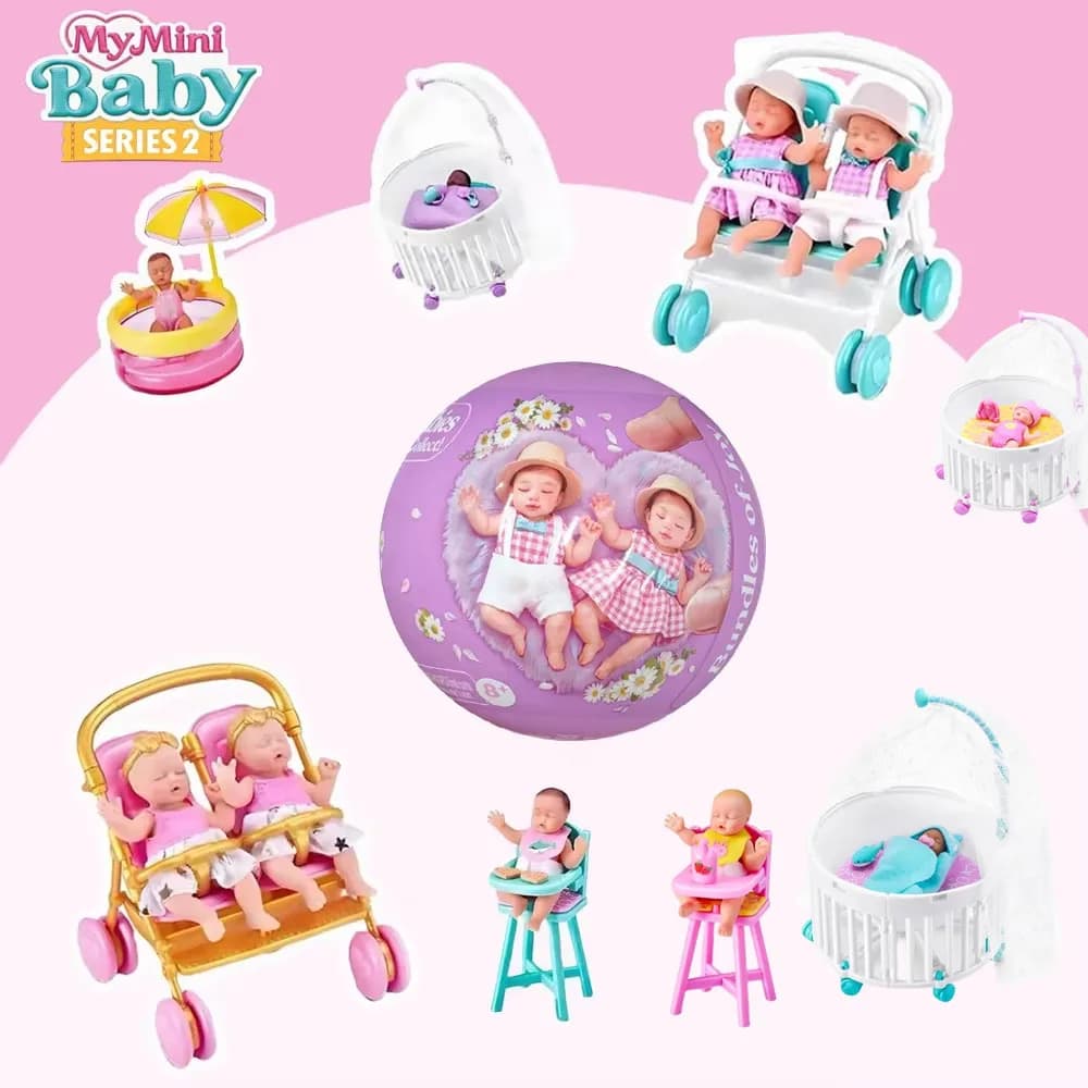 Zuru Surprise Doll Surprise Series2 My Mini Baby Capsule mystère à collectionner 5 jouets mystère objets de collection jouets miniatures nouveauté