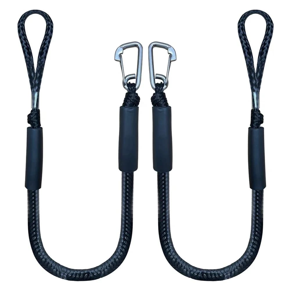 Cordons de lignes d'amarrage élastiques pour bateau, corde d'amarrage pour Kayak, motomarine, SeaDoo, Jet Ski, ponton, canoë, bateau électrique,