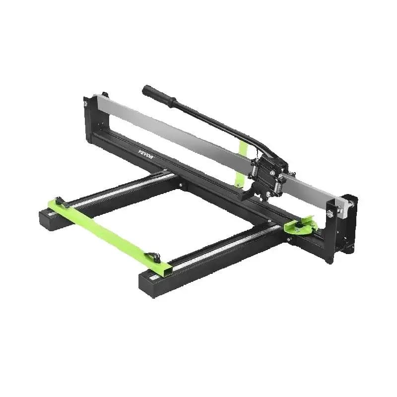 SucceBuy Outil manuel de coupe de carrelage avec positionnement laser précis Surface en caoutchouc Rail unique pour l'industrie de la céramique de