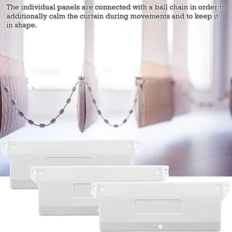 Plaque inférieure en plastique 89/100/127mm, 10 pièces, store Vertical, Base Portable, poids, lattes, volets, rideau, rouleau, accessoires de