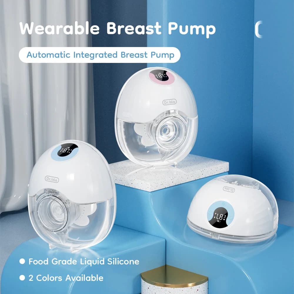 Tire-lait électrique portable, mains libres, collecteur de lait confortable, léger avec affichage LED, 4 modes et 36 niveaux