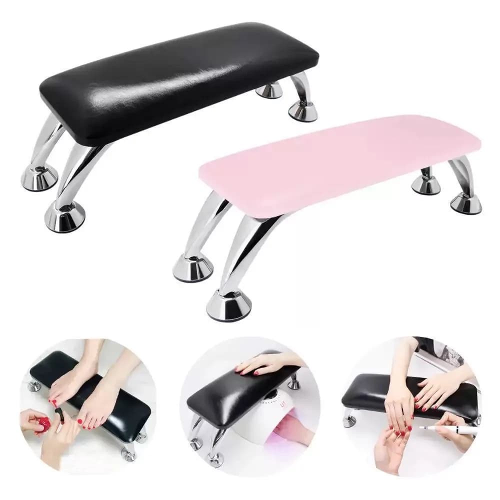 Accoudoir et tapis pour Nail Art, ensemble pour Salons de manucure, oreiller à main en cuir et fibres Ultra-fines, antidérapant et résistant à