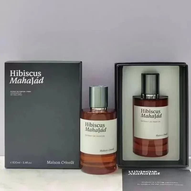Parfums et Colognes Hibiscus Mahajad, Parfum Oud, Cologne pour Homme 50ml/100ml, Parfum Floral Boisé Élégant
