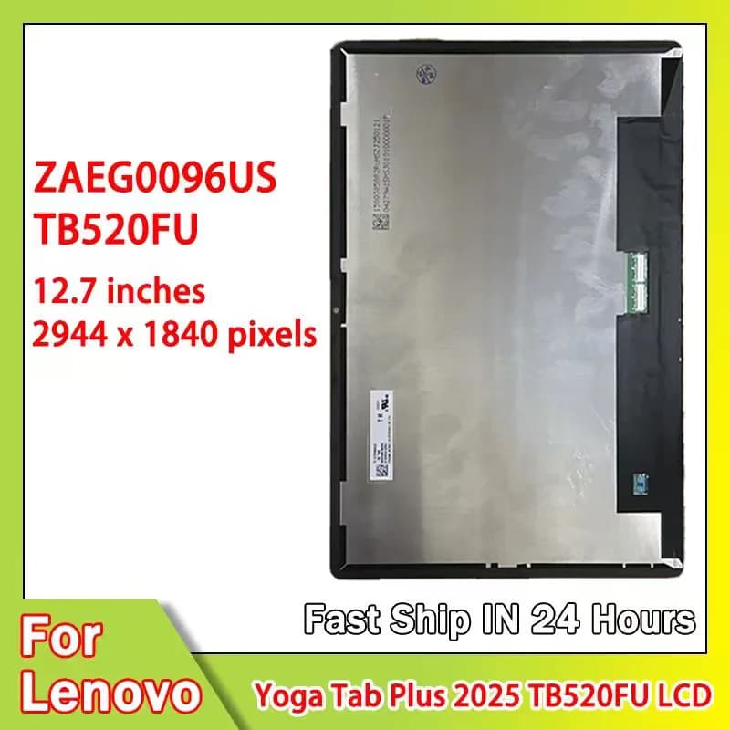 Écran tactile LCD de 12,7 pouces, neuf, pour Lenovo Yoga Tab Plus TB520FU, écran tactile pour Lenovo Yoga Pad Pro TB520