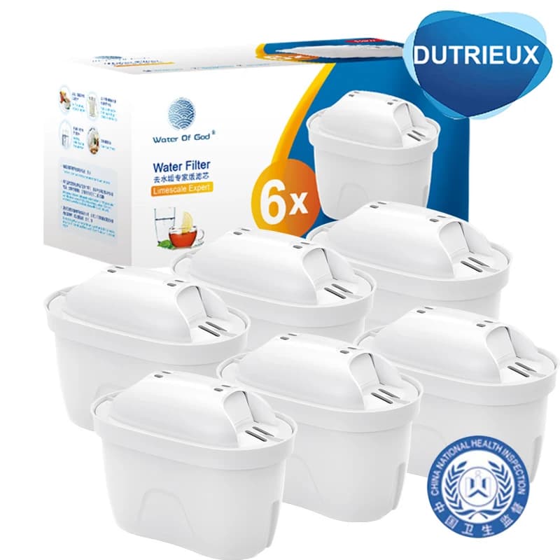 Pour Brita Maxtra 2 pièces/6 pièces cartouche de filtres à eau calcaire impuretés de chlore purifier bouilloire active filtre à eau au charbon