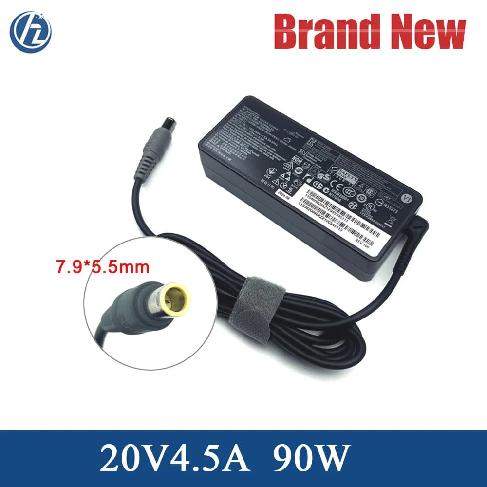 Chargeur adaptateur secteur pour ordinateur portable, pour Thinkpad T60 T61 X220 X230 R61 R400 20V 4,5a 90W, cordon d'alimentation pour ordinateur